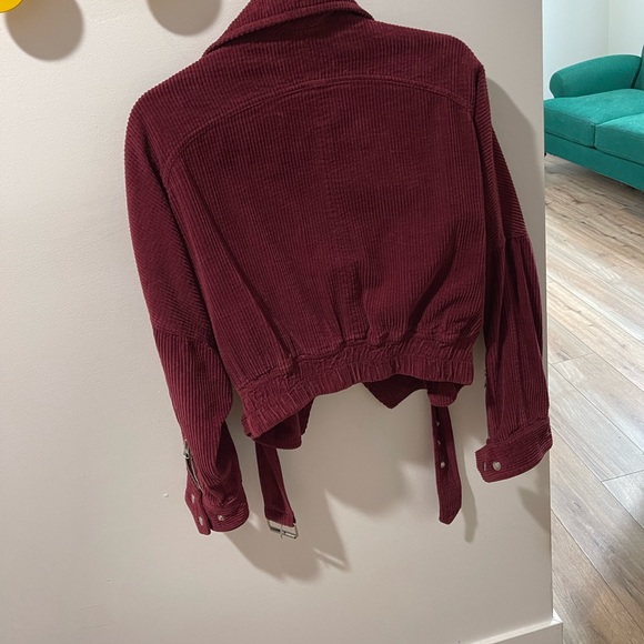 Free people  corduroy slouchy dolman jacket xs - Picture 3 of 11